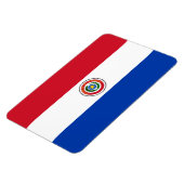 Paraguay-Flagge Magnet (Linke Seite)