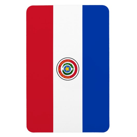 Paraguay-Flagge Magnet (Vertikal)