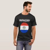 Paraguay-Flagge Modern T-Shirt (Vorne ganz)