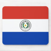 Paraguay-Flagge Mousepad (Vorne)