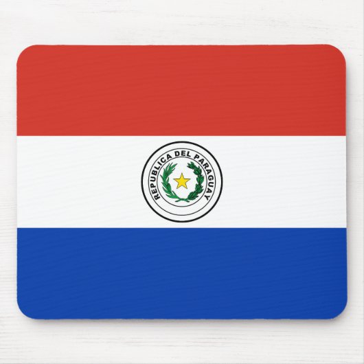 Paraguay-Flagge Mousepad (Vorne)