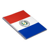 Paraguay-Flagge Notizblock (Rechte Seite)