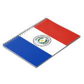 Paraguay-Flagge Notizblock (Linke Seite)