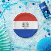 Paraguay-Flagge Pappteller (Party)