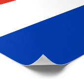 Paraguay-Flagge Poster (Ecke)