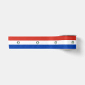 Paraguay-Flagge Satinband (Vorderseite)