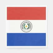 Paraguay-Flagge Serviette (Vorderseite)