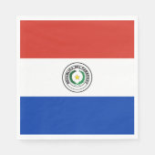 Paraguay-Flagge Serviette (Vorderseite)