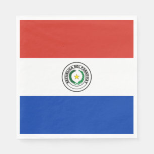 Paraguay-Flagge Serviette