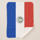 Paraguay-Flagge Sherpadecke (Vorderseite)