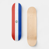 Paraguay-Flagge Skateboard (Vorderseite)
