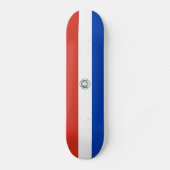 Paraguay-Flagge Skateboard (Vorderseite)