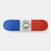 Paraguay-Flagge Skateboard (Horizontal)