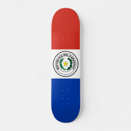 Paraguay-Flagge Skateboard