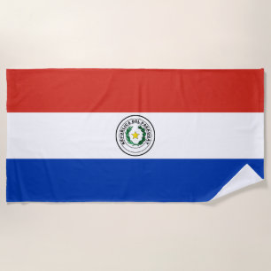 Paraguay-Flagge Strandtuch