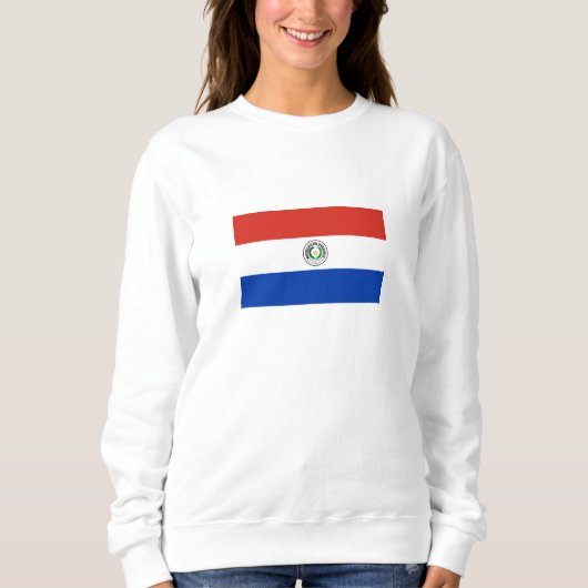 Paraguay-Flagge Sweatshirt (Vorderseite)