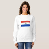 Paraguay-Flagge Sweatshirt (Vorne ganz)