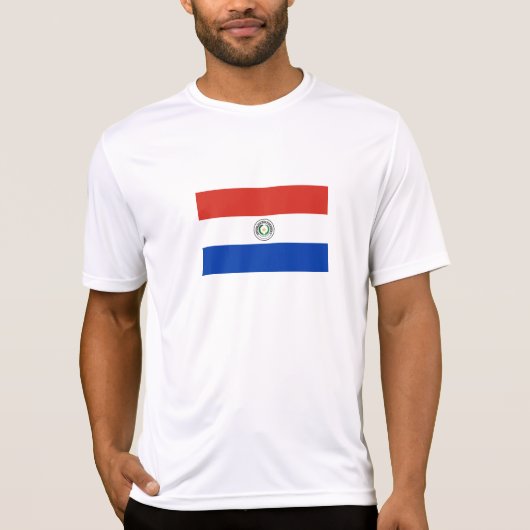 Paraguay-Flagge T-Shirt (Vorderseite)