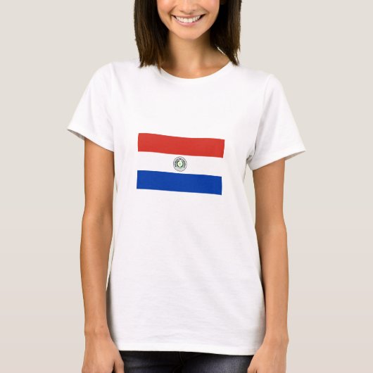 Paraguay-Flagge T-Shirt (Vorderseite)