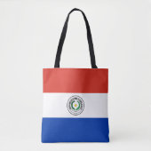Paraguay-Flagge Tasche (Vorderseite)