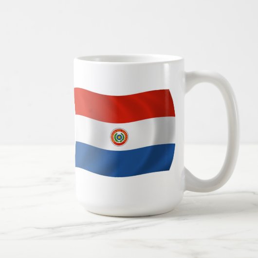 Paraguay Flagge Tasse (Rechts)
