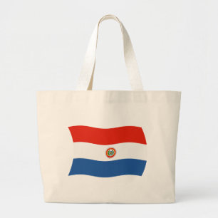 Paraguay-Flagge-Tragetasche Jumbo Stoffbeutel