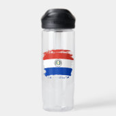 Paraguay-Flagge Trinkflasche (Rückseite)