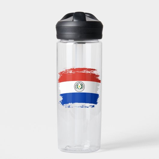 Paraguay-Flagge Trinkflasche (Vorderseite)