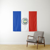 Paraguay-Flagge Wandteppich (Beispiel (Horizontal))