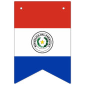 Paraguay-Flagge Wimpelkette (Zweite Fahne)