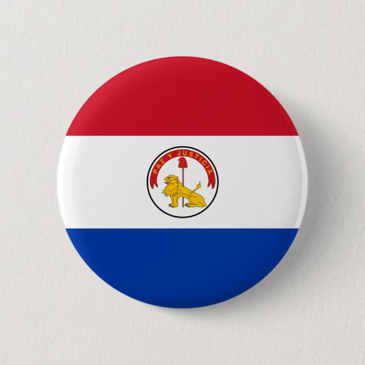 Paraguay-Flaggen-Knopf Button (Vorderseite)