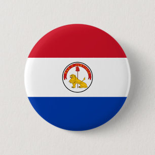 Paraguay-Flaggen-Knopf Button