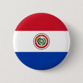 Paraguay-Flaggen-Knopf Button (Vorderseite)