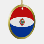 Paraguay-Flaggen-Verzierung Keramik Ornament (Rechts)