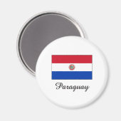 Paraguay-Flaggendesign Magnet (Vorderseite/Rückseite)