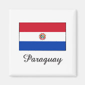 Paraguay-Flaggendesign Magnet (Vorne)