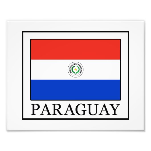 Paraguay Fotodruck (Vorne)