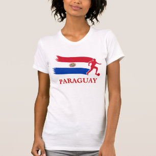 Paraguay-Fußball-Flagge T-Shirt