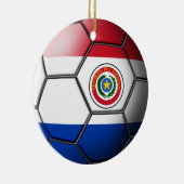 Paraguay-Fußball-Verzierung Keramik Ornament (Rechts)
