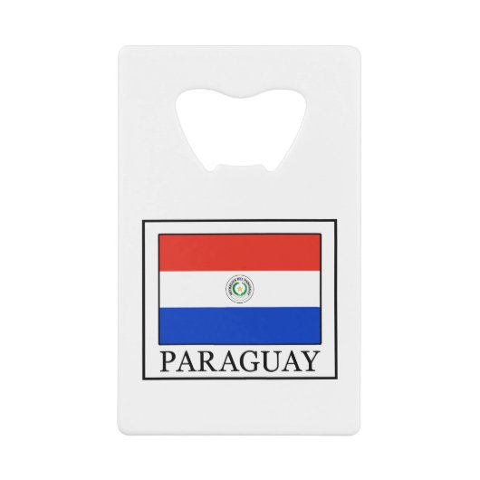 Paraguay Geldkarten Flaschenöffner (Vorderseite)