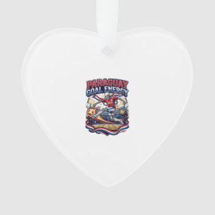 Paraguay Goal Energie Skelett Stürmer Nationen Bol Ornament