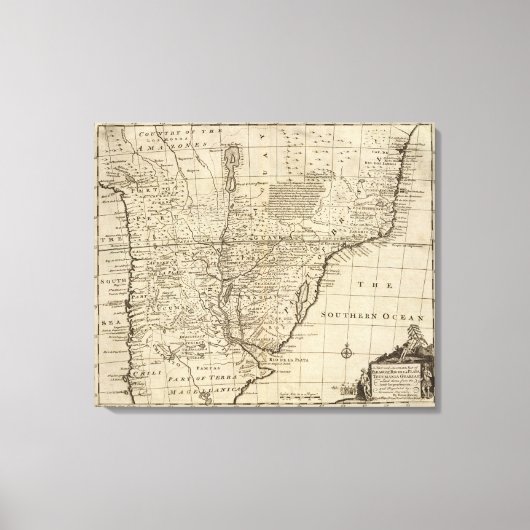 Paraguay Leinwanddruck (Vorderseite)