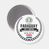 Paraguay Magnet (Vorderseite/Rückseite)