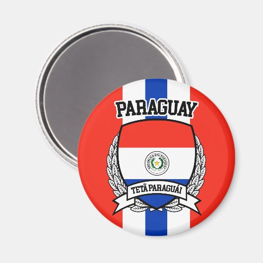 Paraguay Magnet (Vorderseite/Rückseite)
