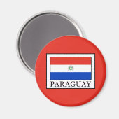 Paraguay Magnet (Vorderseite/Rückseite)