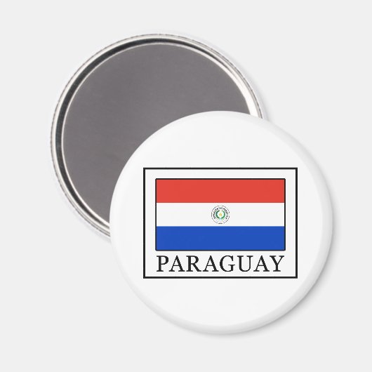 Paraguay Magnet (Vorderseite/Rückseite)