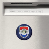 Paraguay Metallic Emblem Magnet (In Situ (Geschirrspüler))