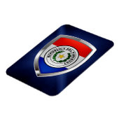 Paraguay Metallic Emblem Magnet (Linke Seite)