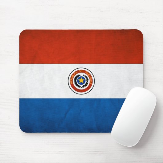 Paraguay-Nationalflagge Mousepad (Mit Mouse)