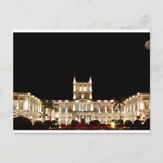 Paraguay - Palast des López Postkarte (Vorderseite)